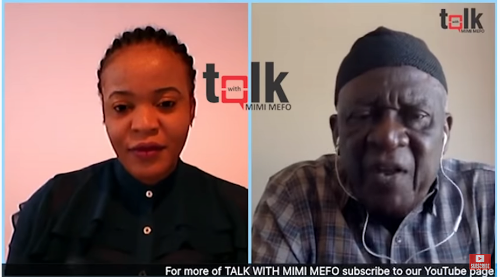 Ni John Fru Ndi talks with Mimi Mefo