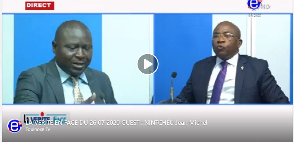 Honorable Jean-Michel Nitcheu, La Vérité en Face
